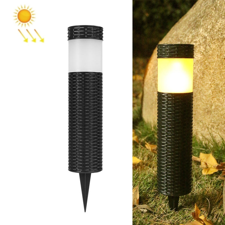 Solar LED Outdoor Waterproof Cylinder Lawn Light, Style: My Store