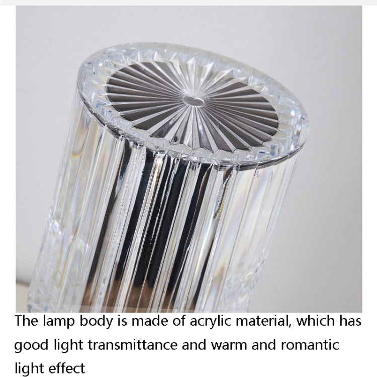 USB Charging Touch Diamond Crystal Table Lamp My Store