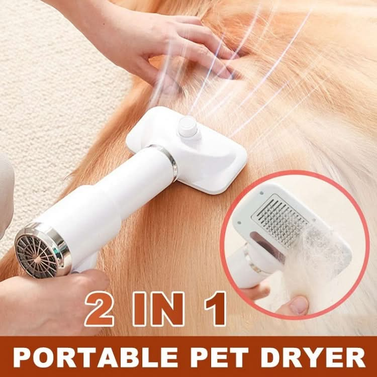 Pet Electric Comb Cat And Dog Brushing Cleaning Hair Dryer - Reluova