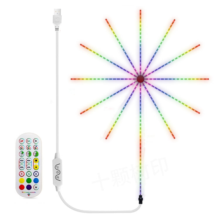 Christmas Fireworks RGB Music Atmosphere Meteor Light My Store