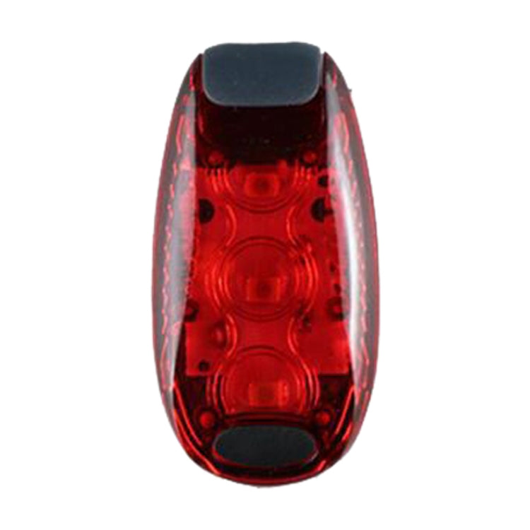 Outdoor Cycling Night Running Warm Light Bicycle Tail Light, Colour: 3 LED Red Reluova