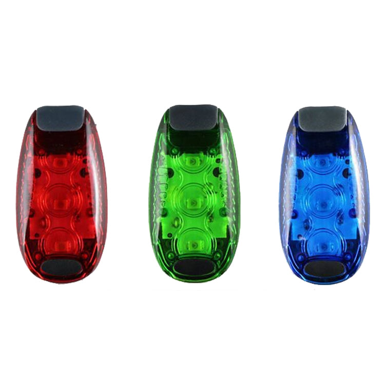 Outdoor Cycling Night Running Warm Light Bicycle Tail Light, Colour: 3 LED Red Reluova