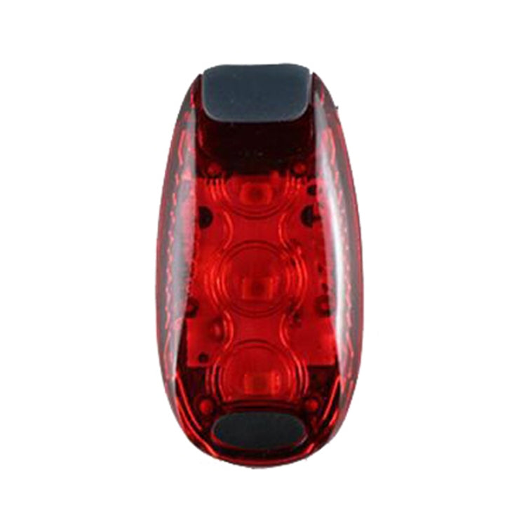 Outdoor Cycling Night Running Warm Light Bicycle Tail Light, Colour: 3 LED Red Reluova