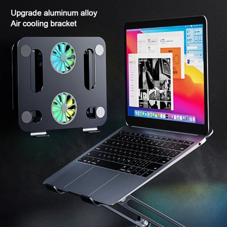 BONERUY P43F Aluminum Alloy Folding Computer Stand Notebook Cooling Stand