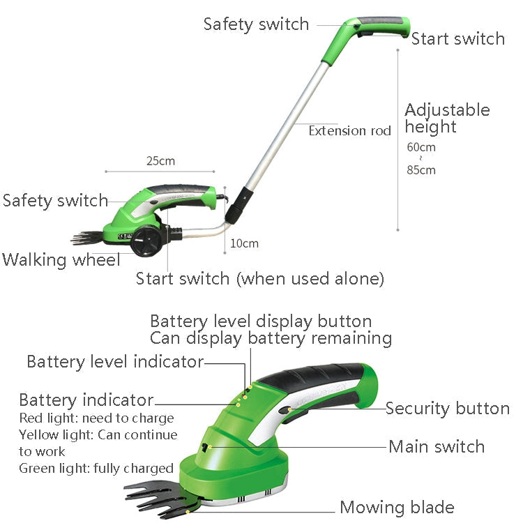 GT02 Electric Pruning Machine Portable Lawn Mower My Store