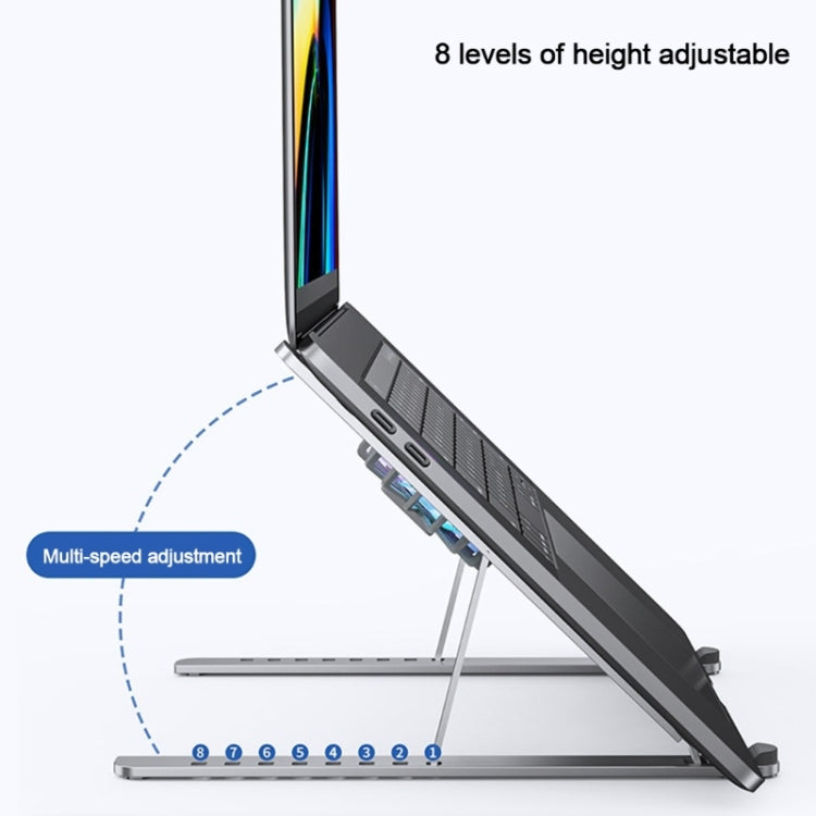 BONERUY P11F Notebook Cooling Bracket Fan Aluminum Alloy Radiator