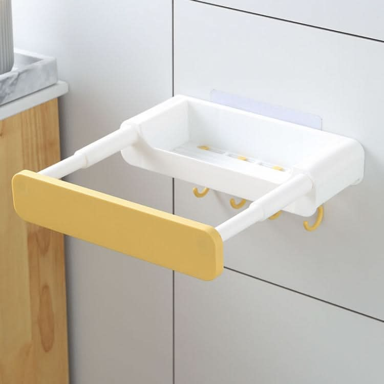 Retractable Washbasin Rack Without Punching Toilet Rack Reluova