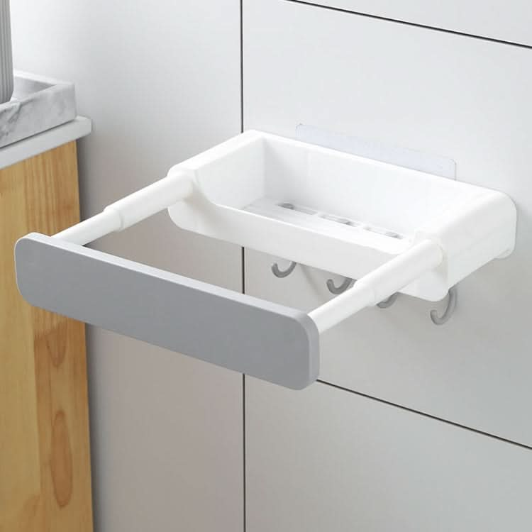 Retractable Washbasin Rack Without Punching Toilet Rack Reluova