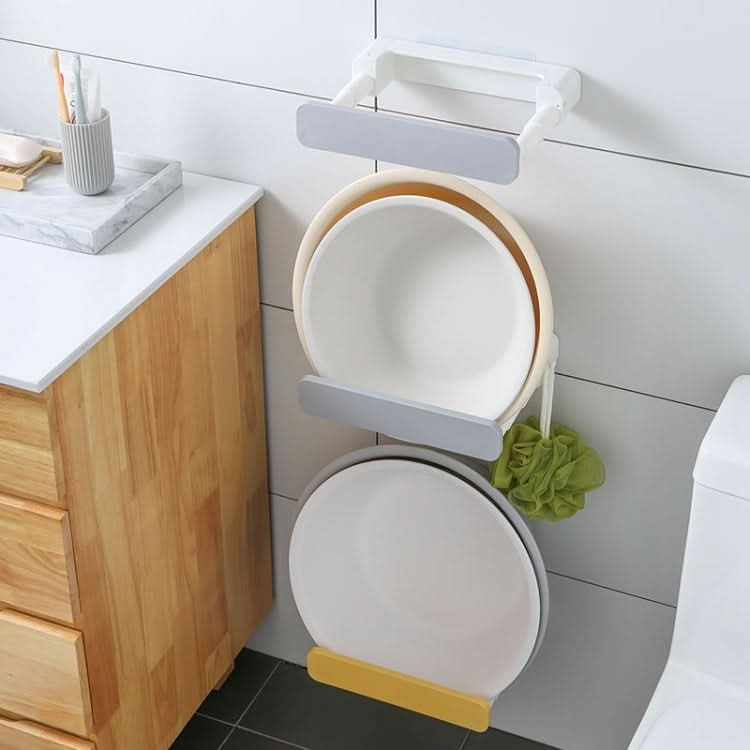 Retractable Washbasin Rack Without Punching Toilet Rack