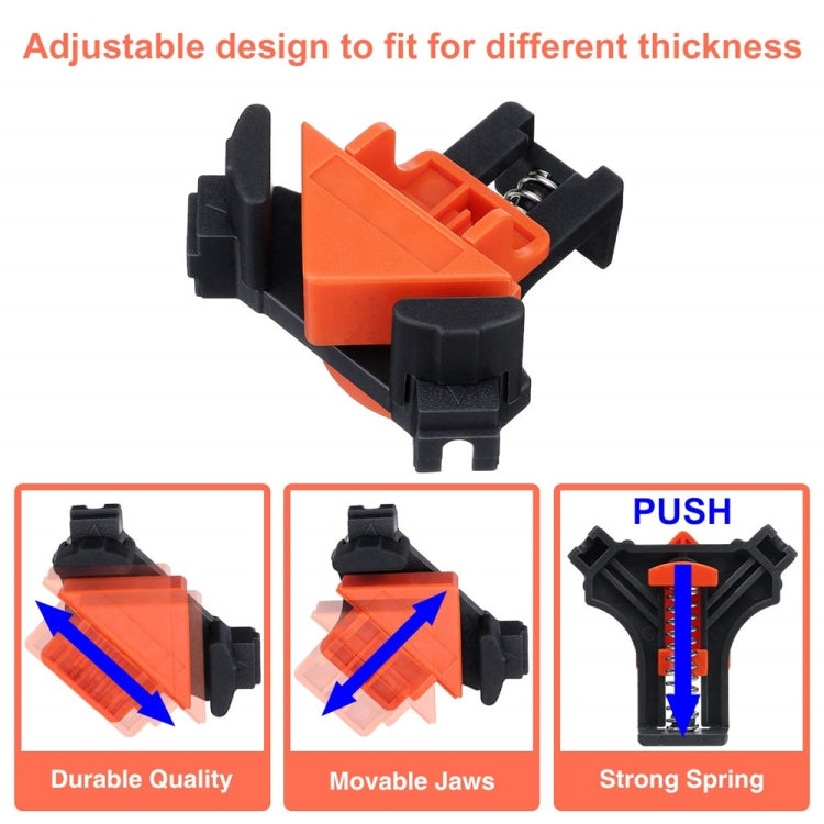 4 PCS/Set  90 Degree Woodworking Right Angle Clip