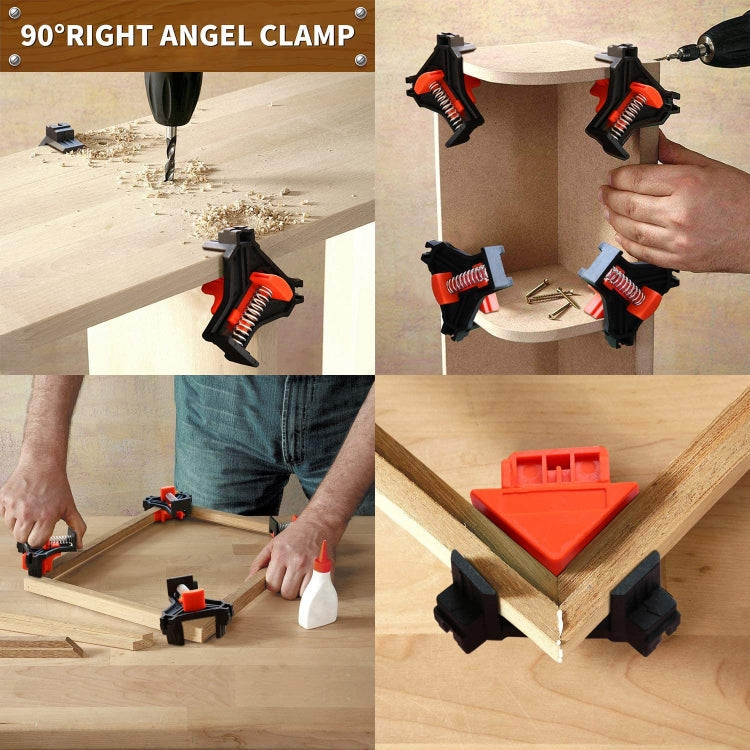 4 PCS/Set  90 Degree Woodworking Right Angle Clip