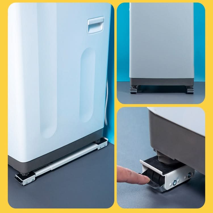 2 PCS Washing Machine Stand Movable Adjustable Refrigerator Base-Reluova