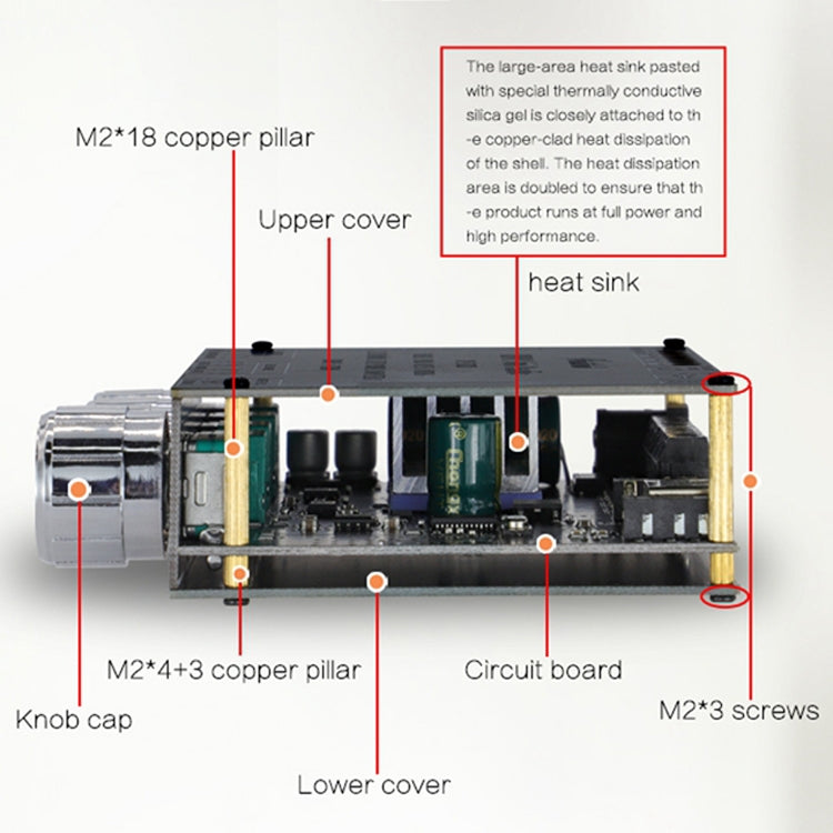 XINYI XY-S100L Sini Audio Channel 2.1 Bluetooth Power Board Module Reluova