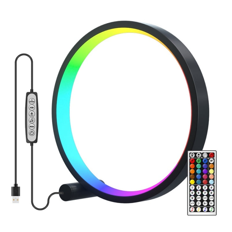 USB Music Rhythm RGB LED Atmosphere Ring Light