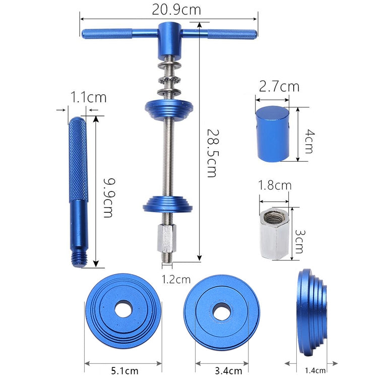 BG-2101 Mountain Bike Bowls Press-To-Enter Center Shaft Installation Disassembly Tool Reluova