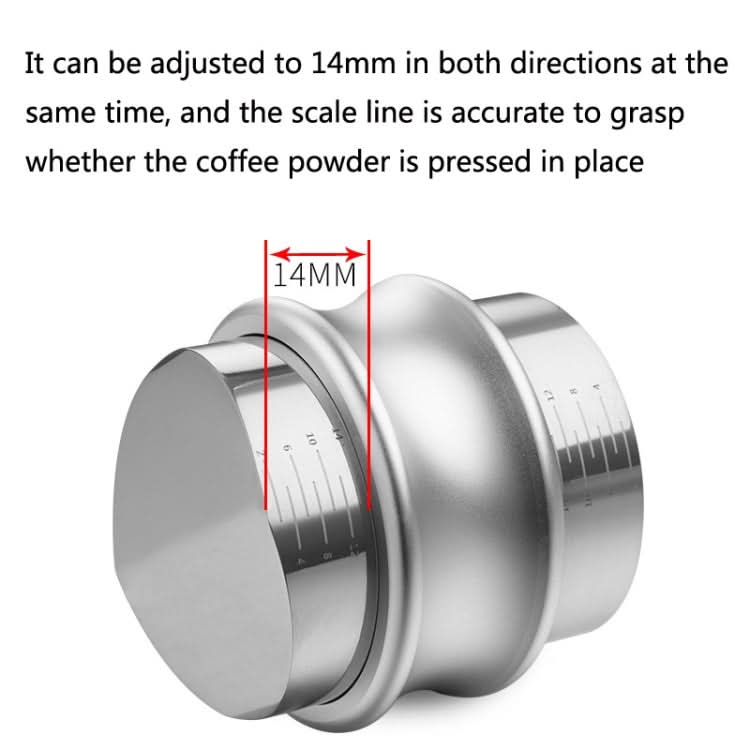 ENB-11 51mm Stainless Steel Coffee Cloth Powder Dispenser Coffee Machine Handle Universal Reluova