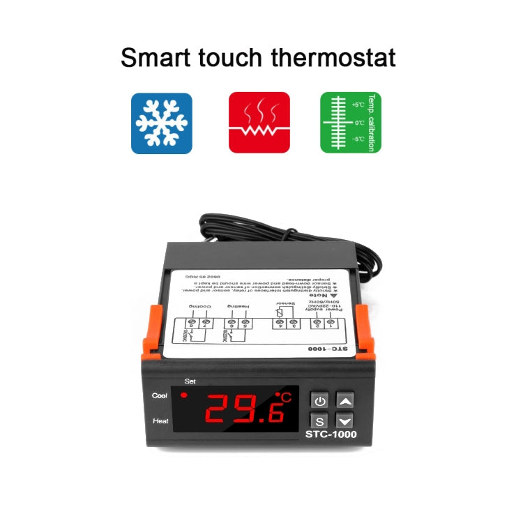 STC-1000 Aquarium Incubation Seafood Machine Electronics Number Microcomputer Temperature Controller Switch Reluova