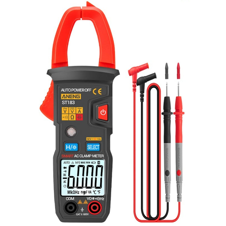 ANENG Intelligent Digital Backlit Clamp-On High-Precision Multimeter