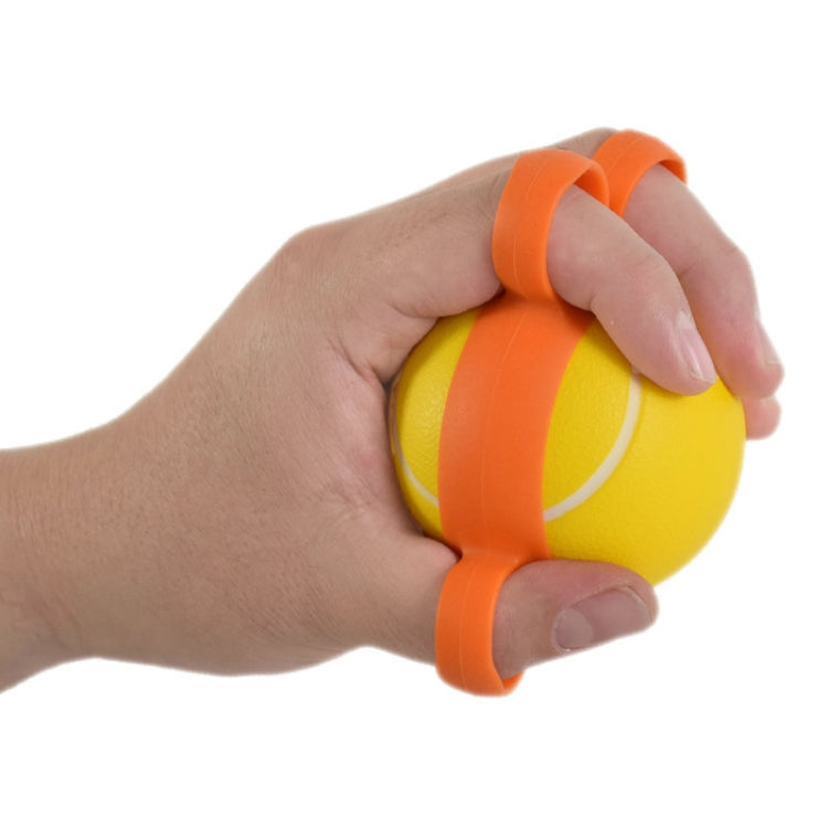 Five-Finger Grip Ball Finger Strength Rehabilitation Training Equipment, Specification: 25 Pound Round (Silicone Sleeve) Reluova