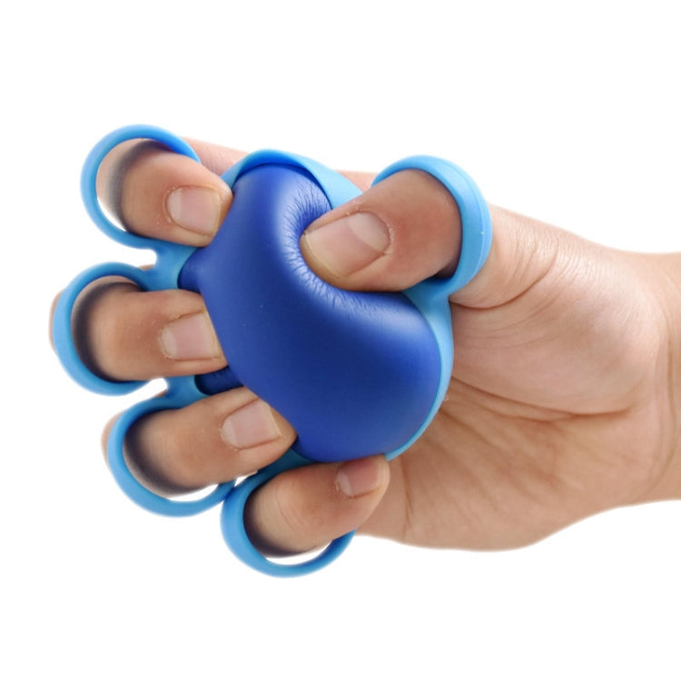 Five-Finger Grip Ball Finger Strength Rehabilitation Training Equipment, Specification: 25 Pound Round (Silicone Sleeve)