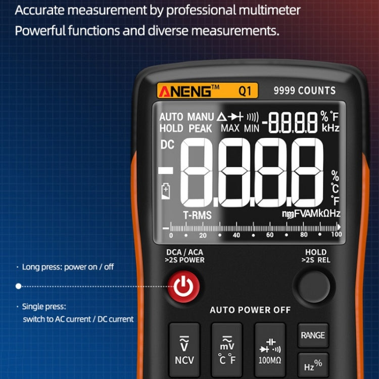 ANENG AN-Q1 Automatisches hochpräzises intelligentes Digitalmultimeter