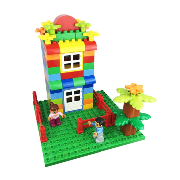 Children Assembling Building Block Toy Set