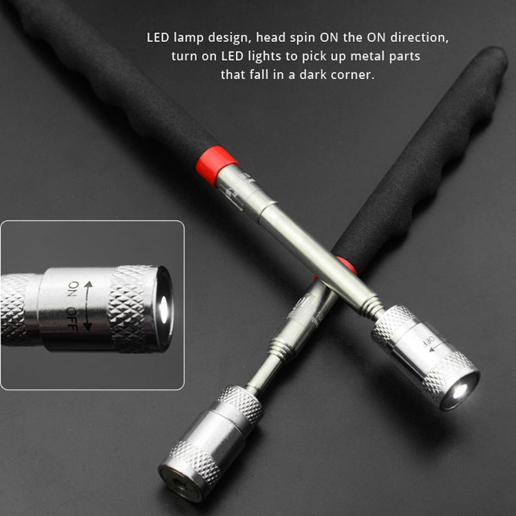 LED Strong Iron Rod Car Metal Fetcher Absorbed Iron Tool