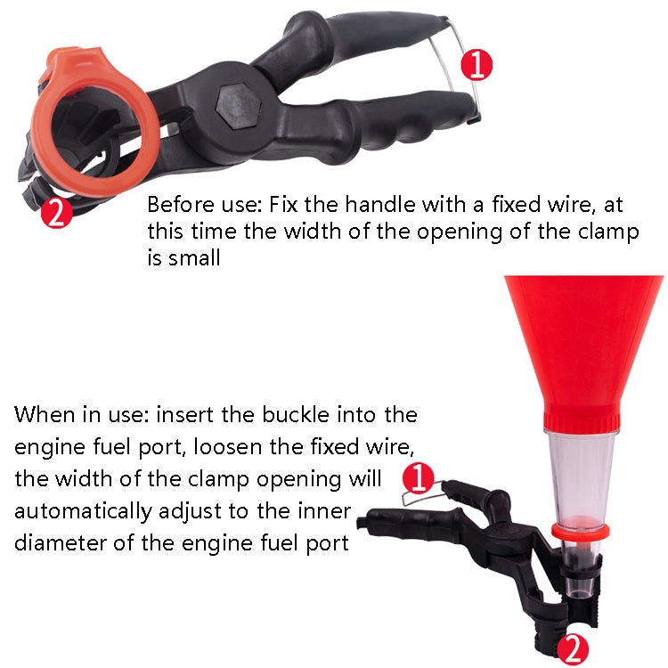 Car Plus Oil Funnel Tool Oil Filling Machine