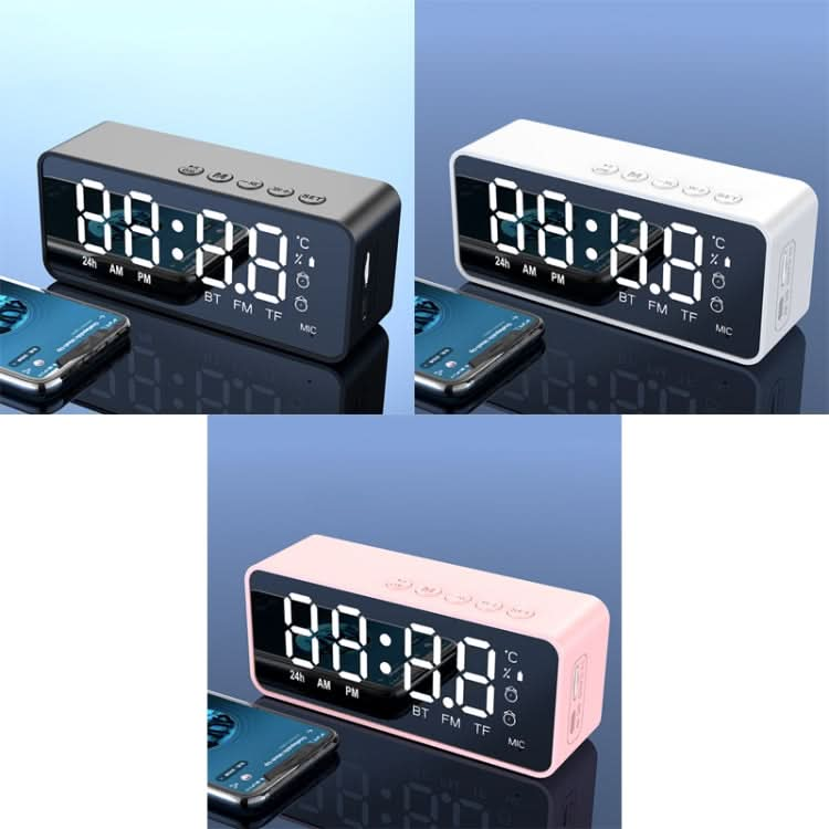 ZXL-G50 Mini Mirror Alarm Bluetooth Speaker Support TF Card