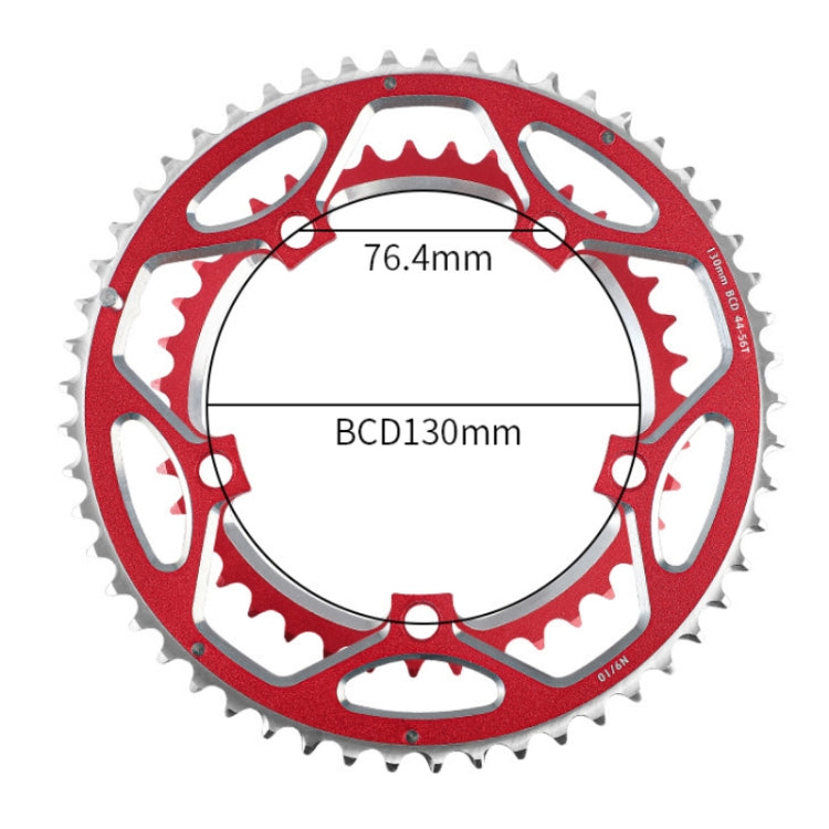 WEST BIKING YP0719273 Road Bike 56T-44T Double-Disc Aluminum Alloy Gears Reluova