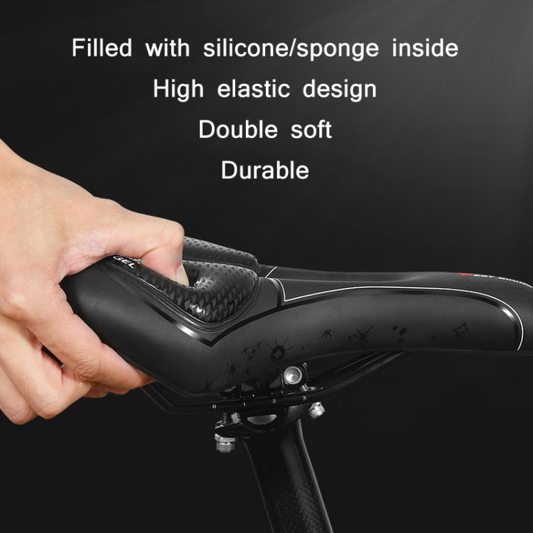 WEST BIKING Bicycle Riding Comfortable Silicone Saddle, Style: Reluova