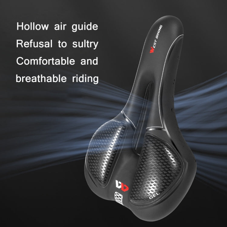 WEST BIKING Bicycle Riding Comfortable Silicone Saddle, Style: Reluova