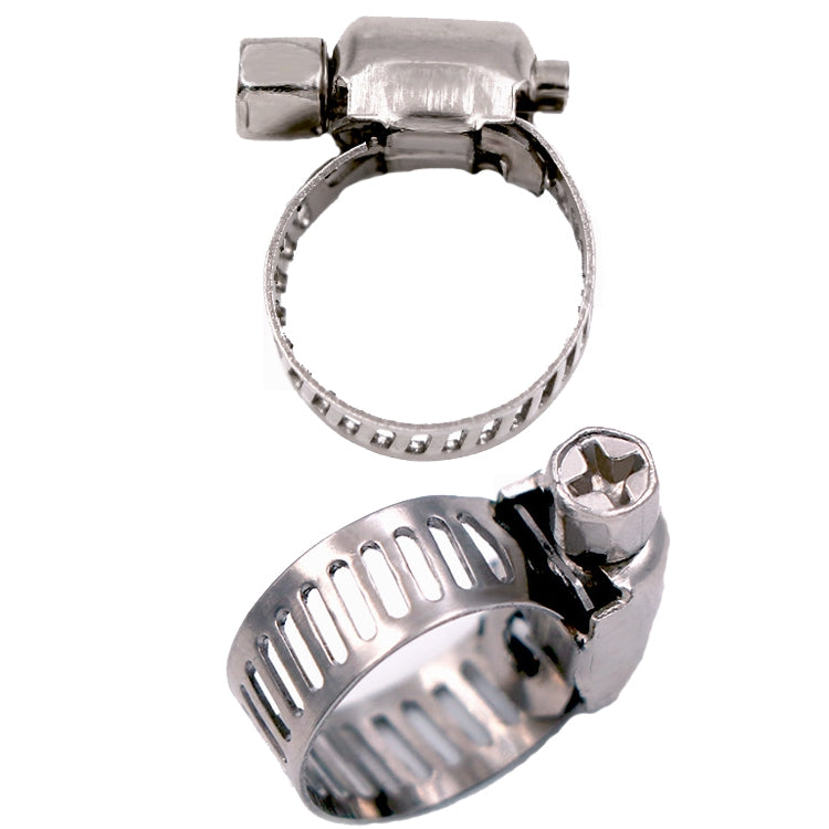 10pcs Stainless Steel Water Pipe Hose Clamp