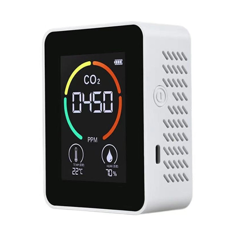 Temperature Humidity Display CO2 Meter Carbon Dioxide Air Quality Detector Reluova