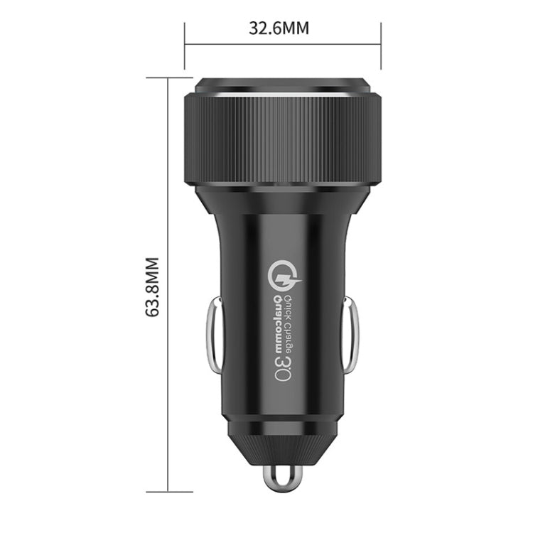 QIAKEY Dual Port Fast Charge Car Charger