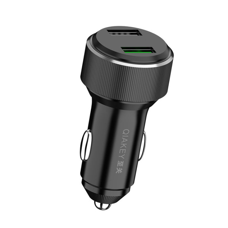 QIAKEY Dual Port Fast Charge Car Charger