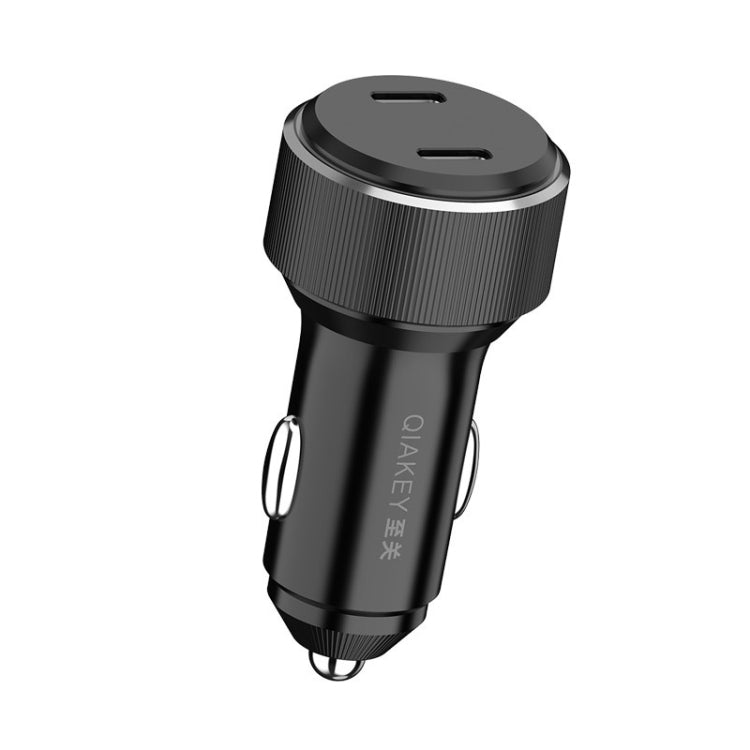 QIAKEY Dual Port Fast Charge Car Charger