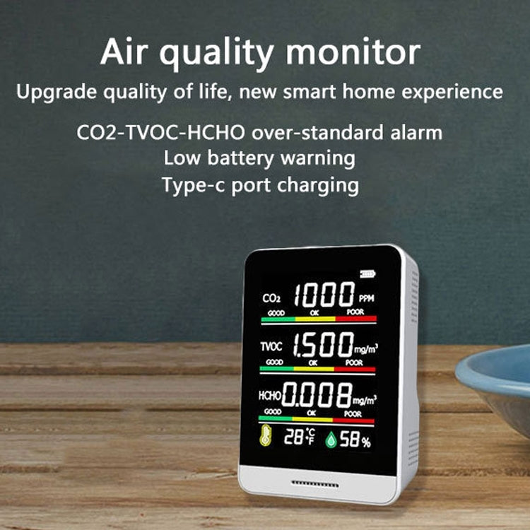 CO2 HCHO TVOC Detector Temperature Hygrometer Reluova