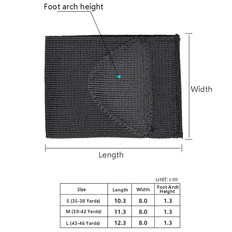 Flat Foot Bow Support Half Pad Elastic Bandage Foot Pad Reluova