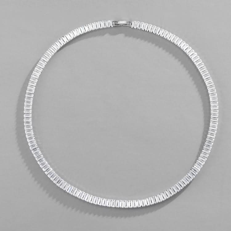 NL102 Encrusted Zirconium Cuban Bracelet, Size: Reluova