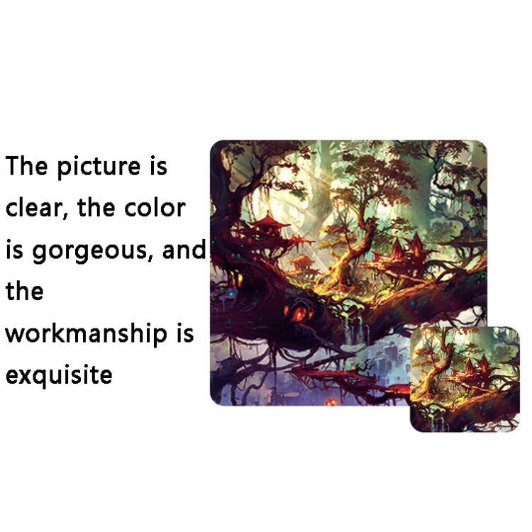 Hand-Painted Fantasy Pattern Mouse Pad, Size:, Series 2 My Store