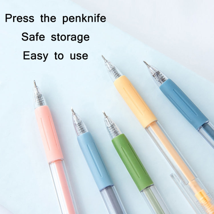 Press Pen Type Utility Knife Student Appointment Book Paper Cutting Knife My Store