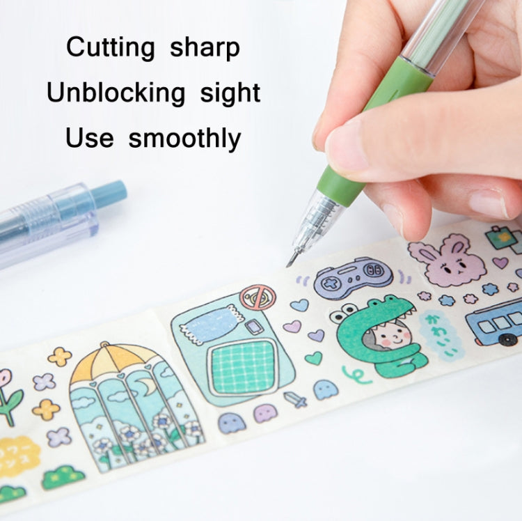 Press Pen Type Utility Knife Student Appointment Book Paper Cutting Knife