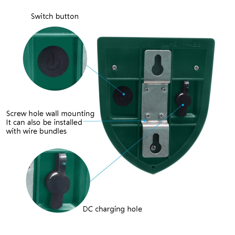 N911M Solar Rouse Alarm Lamp Infrared Induction Animal Drive My Store