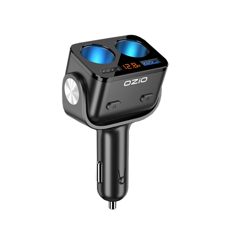 Ozio Car Charger Cigarette Lighter With USB Plug Car Charger