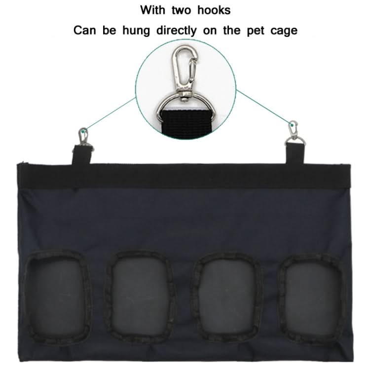 Small Pet Hamster Hanging Hay Storage Bag, Specification: Small - Reluova