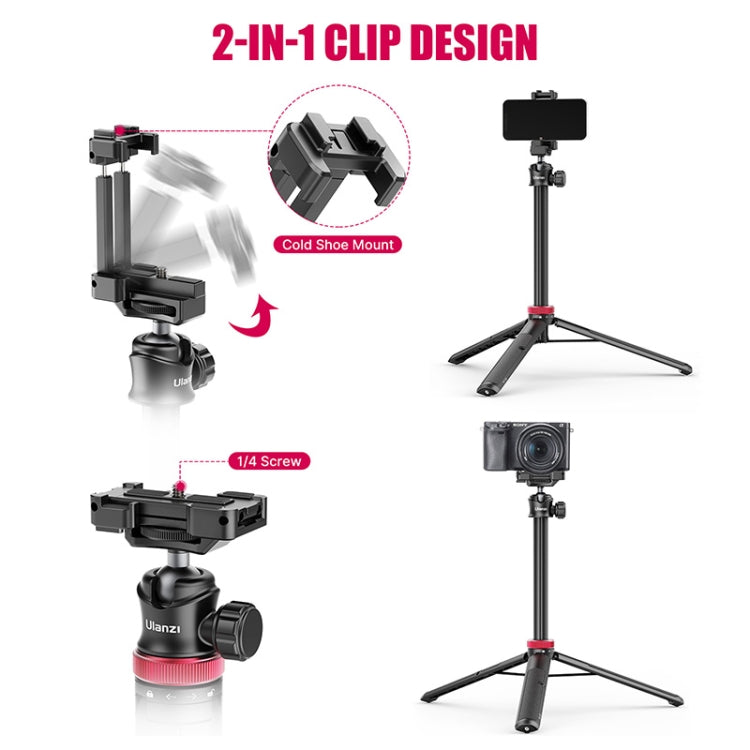 Ulanzi MT-44 42 inch Tripod With Phone Mount Holder