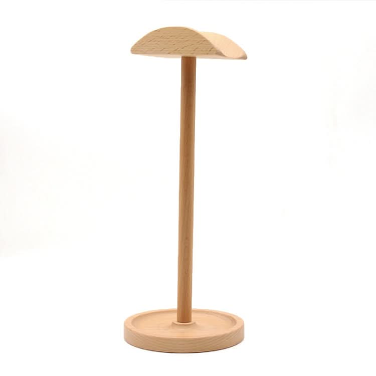 AM-EJZJ001 Desktop Solid Wood Headset Display Stand, Style: