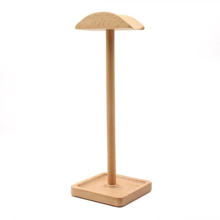 AM-EJZJ001 Desktop Solid Wood Headset Display Stand, Style: