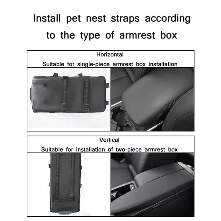 Car Central Control Seat Pet Portable Bed Pad - Reluova